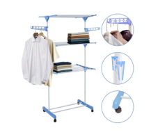 Varal De Chão Vertical Para Roupas 3 Andares