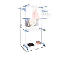 Varal De Chão Vertical Para Roupas 3 Andares