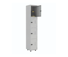 Armário Roupeiro Aço 4 Portas Academia Guarda Volume