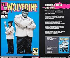 Boneco colecionável Wolverine e Joe Fixit (Hulk cinza)