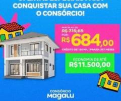 Consórcio de Imóvel 120 Mil 207 Meses - Consórcio Magalu