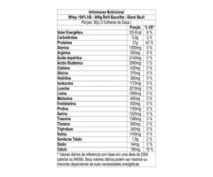 Whey 100% Hd - 900G Refil Baunilha, Black Skull