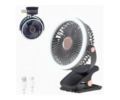 Ventilador de Mesa Recarregável Mini com Bateria de Longa Duração 2400mAh