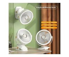 Ventilador de Mesa Recarregável Mini com Bateria de Longa Duração 2400mAh