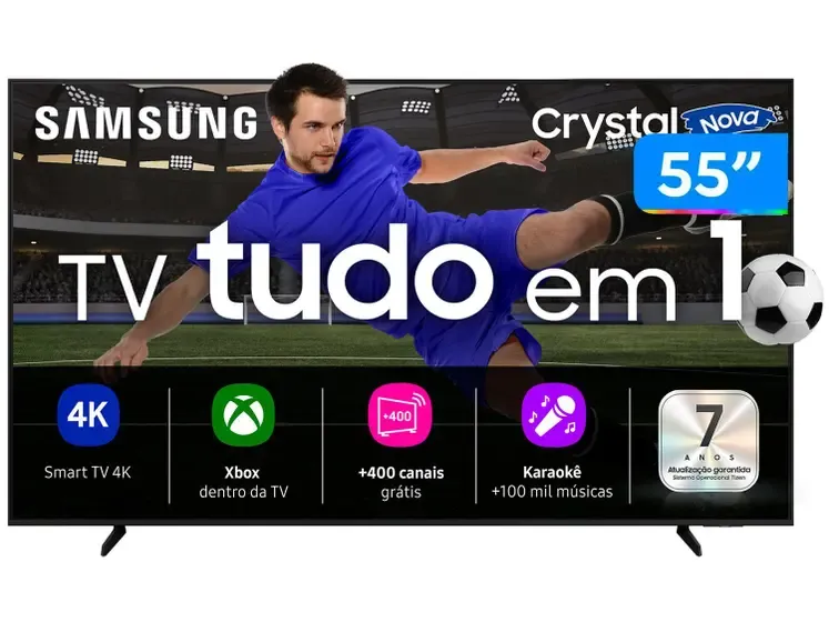 Smart TV Samsung LED 55 4K UN55U8100FGXZD