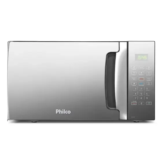 Microondas 28 Litros Philco PMO30EP Preto Com Porta Espelhada 1400w