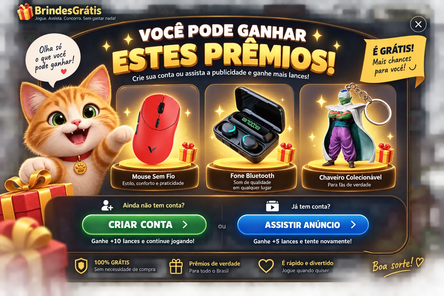 BRINDES GRATIS